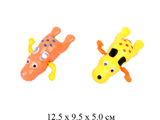 Игрушка для малышей  - собачка завод., водоплавающий (2 цвета)999