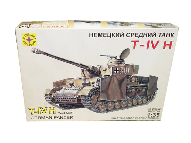 Сборная модель Немецкий танк  T-IV H  (1:35) Моделист