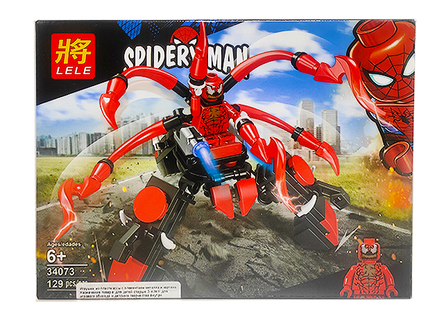 Конструктор Lele "Spidery Man" 34073 (4 видов) в кор.1/8