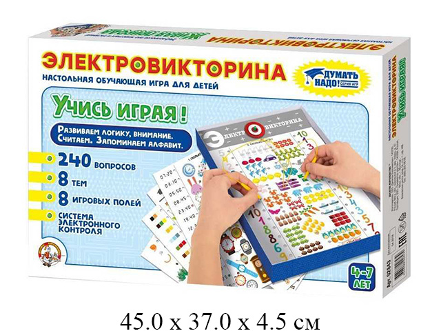 Игра Электровикторина  "Учись играя!"  "Десятое королевство"