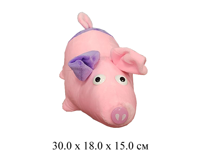Игрушка мягконабивная свинка вислоухая  (30 см) Ягуар