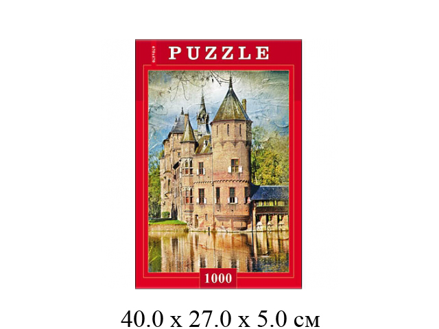 Паззлы "Замок" (1000 эл.) 47 х 67 см в кор. "Рыжий кот"