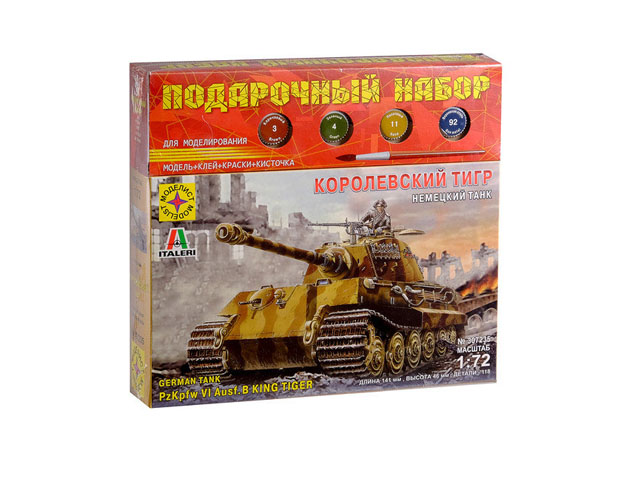 Сборная модель Немецкий танк Королевский тигр  (1:72) Моделист