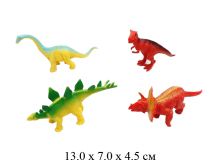 Н/4 шт.динозавра  в пак. 0092-17