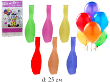 *Н/10 шт. воздушных шариков перламутровых 25 см (9 цветов) в пак.