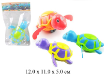 Черепаха заводная водоплавающая (3 цвета) в пак. 555