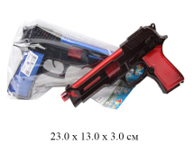 Пистолет-трещетка с искрой  (2 цвета) в пак.501