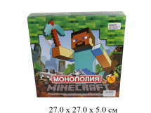 Игра "Монополия" Minecraft в кор. 2828R-MR