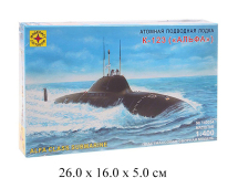 Сборная модель подводная лодка   атомная подводная лодка К-123 ("Альфа") (1:400) Моделист