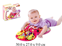 Подушка для малыша с погремушками в кор. 023-23G