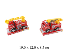 Машина пожарная фрикц. (2 вида) в блист. 6898