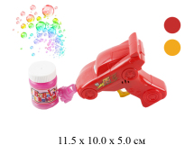 Пистолет с мыльными пузырями в виде машинки  (2 цвета) в пак.. SY003D