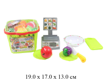 Н/магазин (весы, посуда, овощи и фрукты, корзина) 686