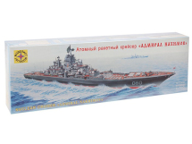 Сборная модель корабль  атомный ракетный крейсер "Адмирал Нахимов" (1:700) Моделист