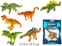 Динозавр ЗЕЛЕНО-КРАСНЫЙ в пак.6 видов Q9899-ZJ26