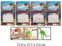 Раскопки динозавра ПТИЦЫ на карт 4 вида 9115