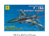 Сборная модель самолет многоцелевой самолет F-16A "Файтинг Фолкон" (1:72) Моделист