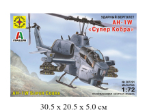 Сборная модель  вертолет  AH-1W "Супер Кобра" (1:72) Моделист