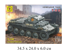 Сборная модель  Немецкий  танк Т II D  (1:35) Моделист