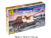 Сборная модель  САУ Немецкий истребитель танков Ягдпантера  (1:72) Моделист