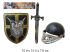 Н/рыцарский (меч, шлем, щит) King & Knight в пак. 202