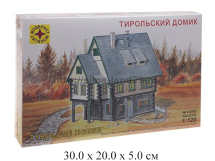 Сборная модель миниатюра  тирольский домик (1:120) Моделист