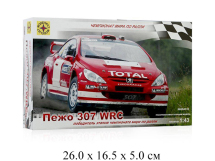 Сборная модель автомобиль  Пежо 307 WRC (1:43) Моделист