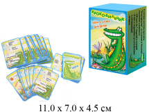 Игра карточная "Крокодильчик" (игра в слова для детей)Нескучные игры