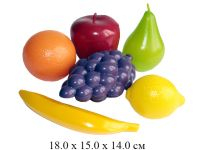 **Н/фрукты (виноград, лимон, банан, апельсин, груша, яблоко) в сетке (Совтехстром)