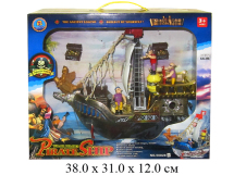 Н/пиратский корабль + пираты + аксессуары в кор. 50828B