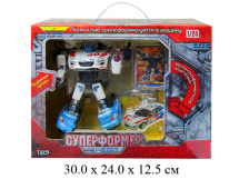 Трансформер "Суперформер" - робот - машина  металл.+ карточка 10720-13C в кор. 2