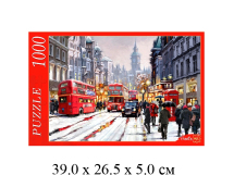 Паззлы (1000 элементов) - "Заснеженный Лондон" в кор. "Рыжий кот"