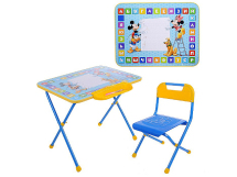 Комплект  детский складной стол + стул "Дисней"  в кор. "Ника"