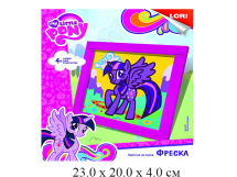 Н/для творчества - "Фреска" картина из песка Hasbro My Little Pony "Веселая Искорка""Лори"