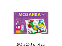 Мозаика шестигранная (240 эл.) 22,3 х 18,2 см в кор. "Рыжий кот"
