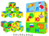 Игрушка кубики - азбука в картинках "Мякиши" на карт.