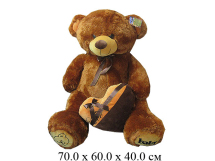 Игрушка мягконабивная  медведь  "Шоко-Бэби" средн.(70 см) Ягуар