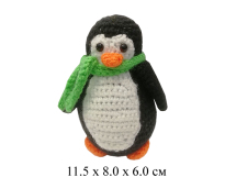 Пингвин мягк.11,5 см (ручная работа)