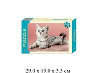 Паззлы "Серый котенок" (160 эл.) 24 х 34 см в кор. "Рыжий кот"