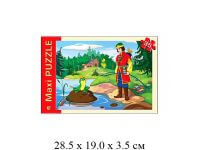 Паззлы (35 эл.) - макси "Царевна лягушка" 21,5 х 30 см в кор. "Рыжий кот"
