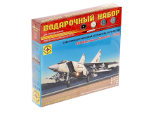 Сборная модель авиация  Сов.сверхзвуков.истребитель-перехватчик Подарочный набор (1:72) Моделист
