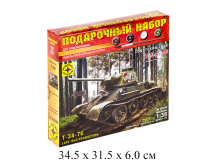 Сборная модель Советский танк Т-34-76 выпуск конца 1943 г. (1:35) Моделист