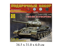 Сборная модель  Советский танк Т-34-85 "Суворов"  (1:35) Моделист