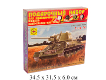 Сборная модель  танк  Т-34-76 обр. 1942 г. (1:35) Моделист