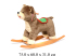 Качалка-Медведь коричневый См-440-4  Нижегородская игрушка