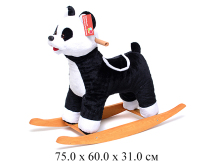 Качалка- Панда черно-белый См-440-4 Нижегородская игрушка