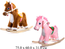 Качалка- Лошадь ЭКО коричневый См-750-4 Нижегородская игрушка