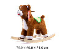 Качалка-медведь  ЭКО коричневый См-750-4 Нижегородская игрушка
